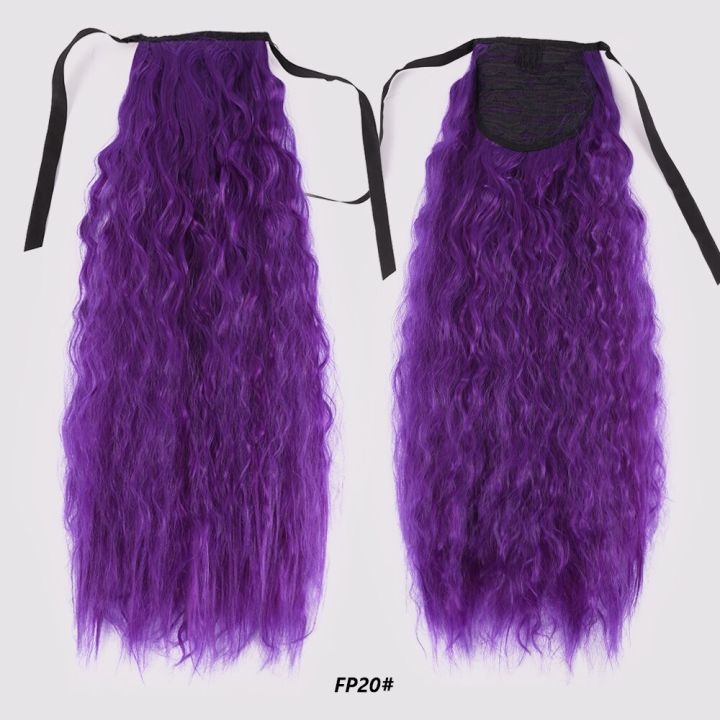 Long%20Synthetic%20Corn%20Wave%20Ponytail%20Extension%20Clip%20In%20Ombre%20Red%20Pink%20Color%20Curly%20Wavy%20Hair%20Extensions%20Tie%20Up%20Ponytail%20Hair%20Piece%20-%20Image%202