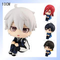 10cm Isagi Yoichi Doll Blue Lock Action Figures Q Version Chigiri Hyoma Bachira Meguru Nagi Seishiro Figure PVC Ornament Toys. 