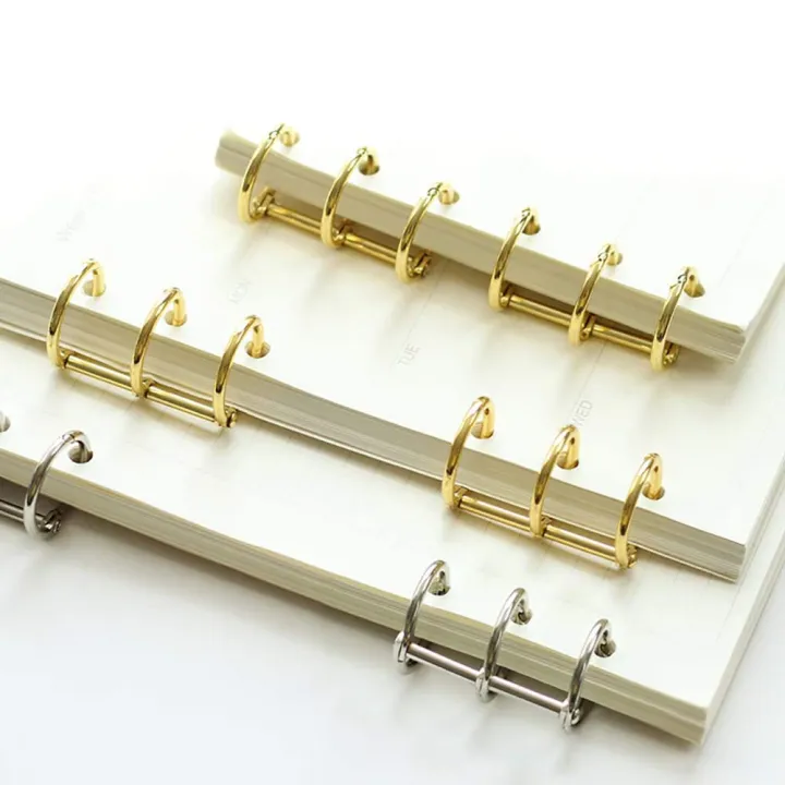 FORIDE%2012%20Pcs%203%20Ring%20Book%20Rings%20Leaf%20Binders%20Office%20Book%20Rings%20Snap%20Split%20Hinged%2020mm%20Inner%20Diameter%20Book%20Ring%20Gold%20-%20Image%205