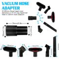 Vacuum Cleaner Attachments 32mm Vacuum Cleaner Attachment Kit Extra Nozzle Kit Cleaning Brush Brushes and Nozzles. 