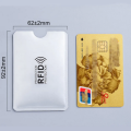Anti RFID Card Holders, NFC Reader Lock ID Bank Card Holders, Case Protection Metal Credit Card Case - 2pcs. 