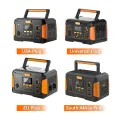Outdoor backup power bank 300w 1000w 2000w USB AC DC Output for home solar portable power station 932Wh. 