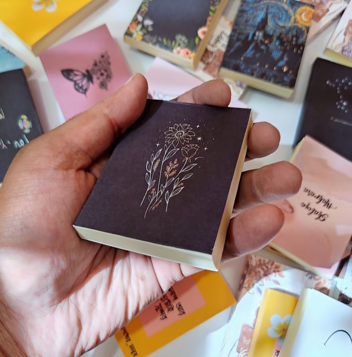 Flower%20black%20cover%20MINI%20Notebook%20(3.1"/2.3"size,%2060sheet/120page%20-%20Image%203