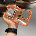 Metal Lens Protector Support Phone Case For iPhone 14 Pro Max Plus 13 12 11 Pro Max. 