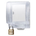 Lockable Wall-mounted Socket Waterproof Dustproof Box Outdoor 86 Type Switch. 