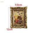 Desktop Picture Frame, Photo Frame Retro Antique Ornate Photo Frame, Resin Picture Frame Ornament for Bedroom Office Desktop Decoration Gift.