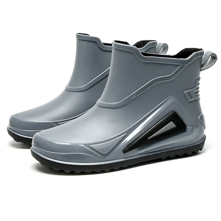 Non%20slip%20rain%20boots%20men's%20waterproof%20shoes%20rain%20boots%20short%20tube%20fashion%20water%20boots%20low%20top%20kitchen%20rubber%20shoes%20fishing%20car%20wash%20set%20rubber%20shoes%20-%20Image%207