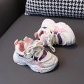 Children TPR Casual Chunky Sneakers Boys Mesh Breathable Sport Shoes Girls Non-slip Running Shoes Kids Tennis 3-6 Years trainers. 