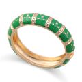 HAHA TOTO New Arrived Women's Gold Plated Enameled Colorful Round Cuff Bracelet Statement Bangle Fashion Jewelry Drop-Shipping. 
