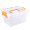 Large transparent storage box, household living room, bedroom, toys, laundry arrangement, stackable dust-proof multi-functional storage box. 
