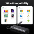 UGREEN USB C Hub, 9-in-1 USB C Dock with 4K@60Hz HDMI, 100W PD, 10Gbps USB-C and USB-A Data Ports, Ethernet and SD/TF Card Slots for MacBook Air M1/M2, iPad Pro, Surface, XPS, ThinkPad. 