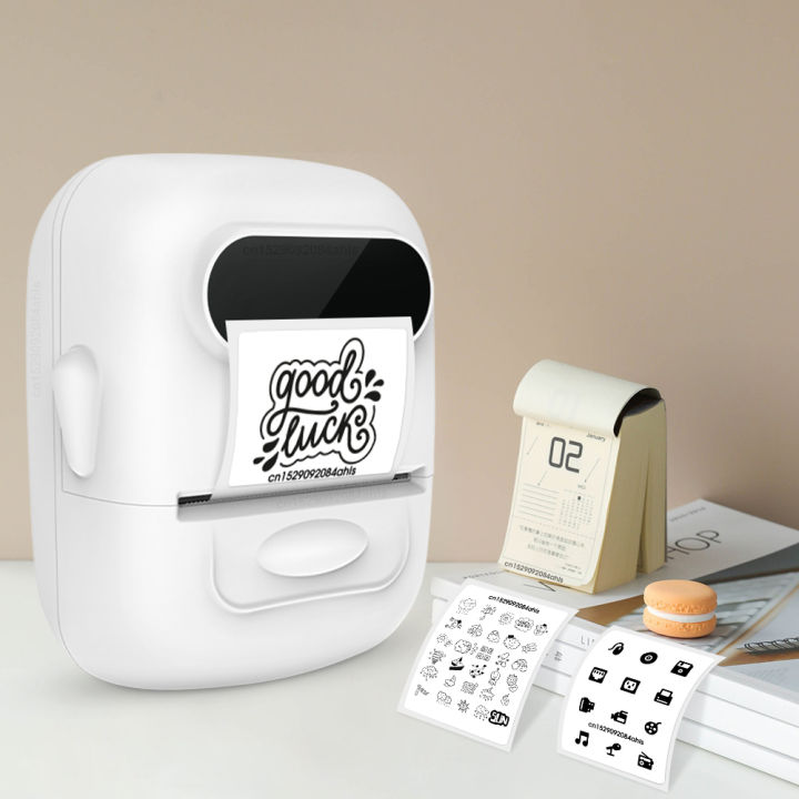P50 Thermal Printer No Ink Printing Mini Portable Label Printer Adhesive Sticker Labeller or 1PK Paper Roll for E210 M110 P50 minghao