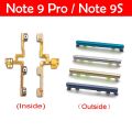 New Power Volume Side Key Button Flex Cable Ribbon For Xiaomi Redmi Note 9S 9 Pro Replacement Parts.