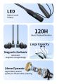 Tranyoo T-M28 Neck Mounted Sports Wireless Stereo Bluetooth Earphone BT5.3 - Digital Display - best neckband.