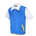 P-PokemonING Go Anime Blue Jacket Costume Boys Girls Ash Ketchum Cosplay for carnival Party Trainer Cap and Gloves Set.