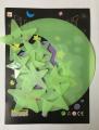 Night Glow Fluorescent Moon Stars ( Green ) 20 pcs pack - Wall Sticker - Wall Sticker. 