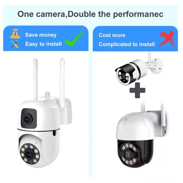 2MP+2MP OUT DOOR New Upgrade Version WiFi Mobile Full Hd Motion ...