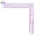 L-Square Shape 90 Degree Angle Ruler Plastic Drawing Sewing Measure Professional Tailor Craft Tool. 