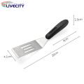 Small Stainless Steel Spatula Mini Stainless Steel Spatula for Kitchen Cooking Ideal for Pancakes Brownies Desserts Eggs Durable Serving Turner Tool Kitchen Serving Accessory. 