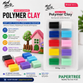 Mont Marte Polymer Clay Set 10 Pcs 100g Soft Easy to Shape Clay for Pottery Modelling & Handicraft. 