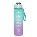 800ml Cute Water Bottle Frosted Cartoon Portable Motivational Water Cup With Plastic Straw Outdoor Sports Camping Drinking ToolsBasketball. 
