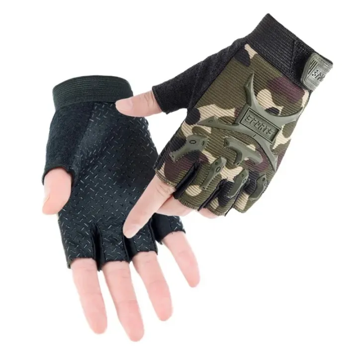 1Pair%20Hiking%20Cycling%20Riding%20Half%20Finger%20Outdoor%20Tactical%20Fingerless%20Gloves%20Hunting%20Climbing%20Gym%20Gloves%20For%20Kids%20-%20Image%203