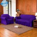 2+2+1 Turkey (Purple color ) Sits Furniture Protective Sofa Cover.