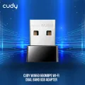 Cudy WU650 650Mbps Wi-Fi Dual Band USB Adapter - Built in 2dBi Antenna - Compact Design - Supports Windows 10, 8.1, 8, 7, XP - Black. 
