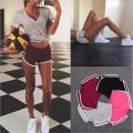Women’s home leisure pure Color Fashion Yoga beach candy color sports shorts A46. 