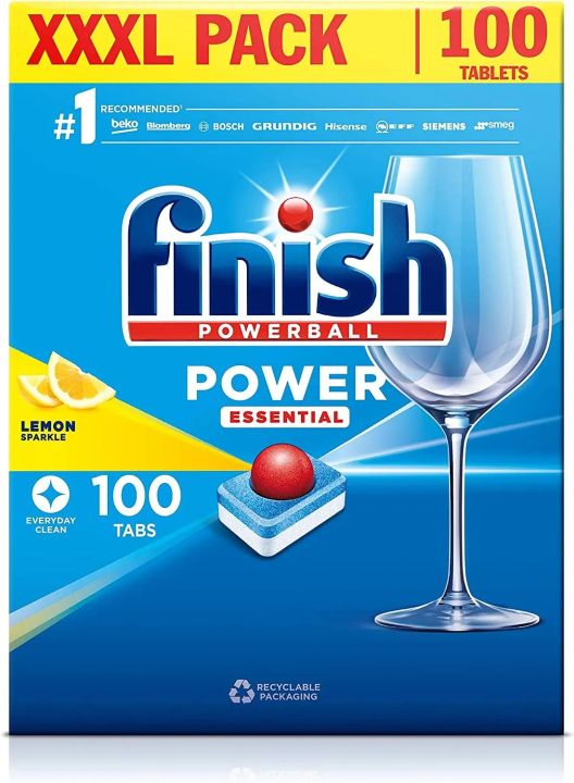 Finish Powerball All In One Deep Clean Dishwasher - 100 Tablets