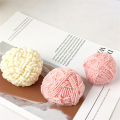 Aromatherapy Gypsum Soap Ice Cube Mold Home Decor Wool Ball Silicone Candle Mold Irregular Braided Ball Rope Knot. 