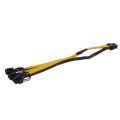 8 Pin to 3X 8Pin (6+2) Pin PCI-E Extension Cable for Graphics Card. 