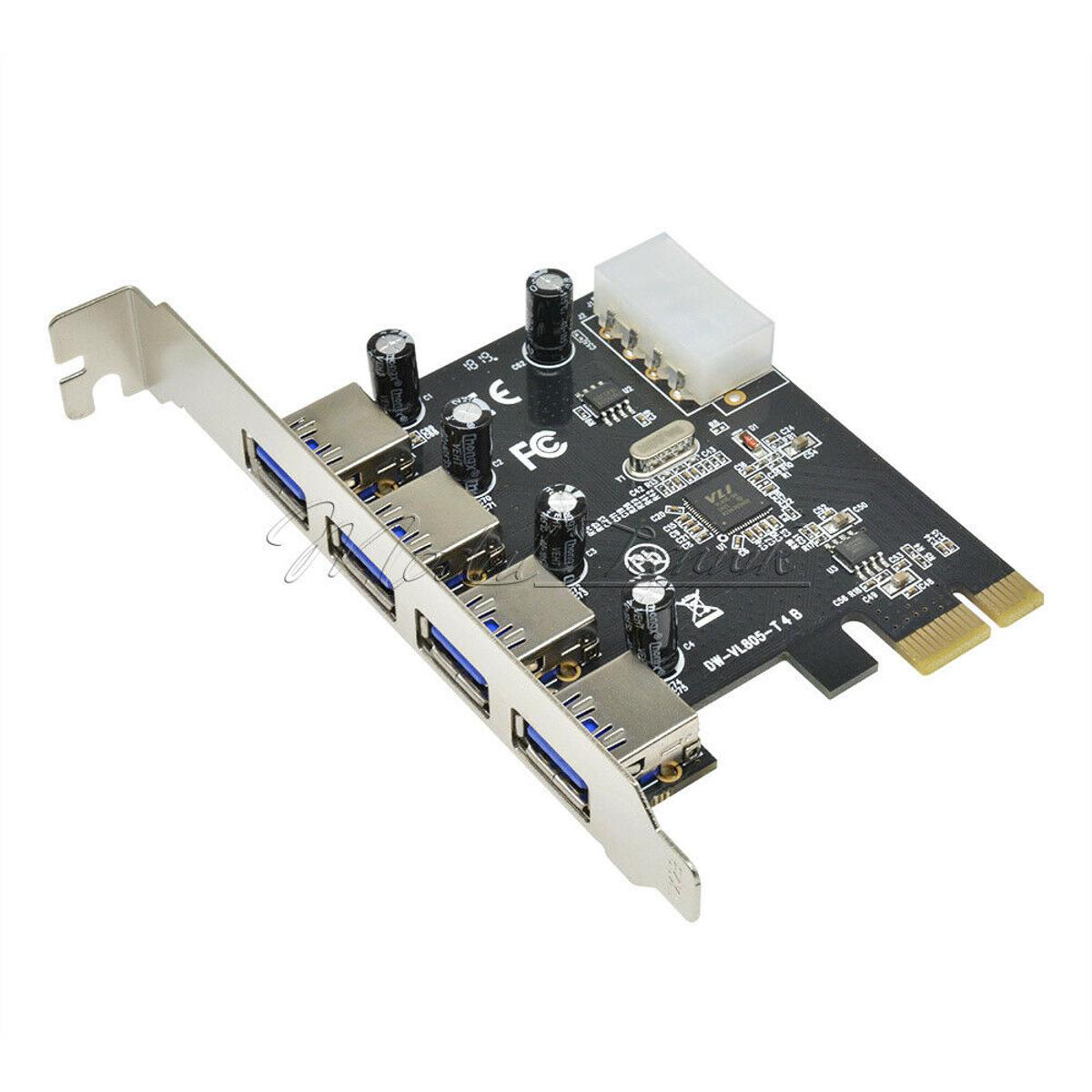 4-Port-USB-3-0-PCI-Express-Card-PC-Karte-Computer-Controller-Hub-PCIe-Adapter thumbnail 1 4-Port-USB-3-0-PCI-Express-Card-PC-Karte-Computer-Controller-Hub-PCIe-Adapter thumbnail 2 4-Port-USB-3-0-PCI-Express-Card-PC-Karte-Computer-Controller-Hub-PCIe-Ad