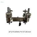 Cymbal Stand Multi Clamp Mount Cymbal Clip Drum Parts Metal Drum Extension Clamp for Cowbell Drum.