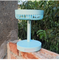 JOYKALY YG-717 Rechargeable 2400mAh Battery Type-C Charging Port Desk Fan With LED Lamp.