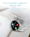 WH8 Smart Watch For Men 1.32 Round Screen Bluetooth Talk Heart Rate Monitor Music Playback Watch.
