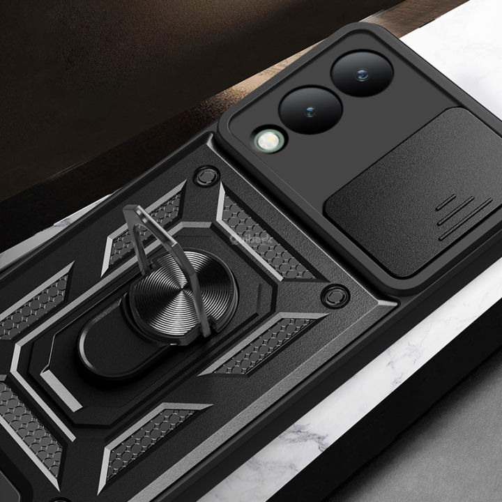 Quiberk%20for%20Vivo%20Y17s%20Phone%20Case%20Slide%20Camera%20Cover%20Magnetic%20Kickstand%20Hard%20Shockproof%20Armor%20Back%20Casing%20-%20Image%205