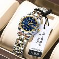 POEDAGAR 615 Luxury Women Watches Business Top Brand Man Wristwatch Waterproof Luminous Date Week Quartz Men's Watch.