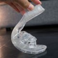 Women's wild slippers indoor bathing at home, non-slip and anti-odor jelly, transparent plastic crystal sandals, beach beach summer.