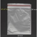 High Quality Zip Lock Storage Plastic Packet - 10*14 inches - 50 pcs pack. 