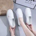 Nurse for women with soft soles, white breathable medical work that are not tiring, comfortable and non slip, flat bottomed, all season single shoes.