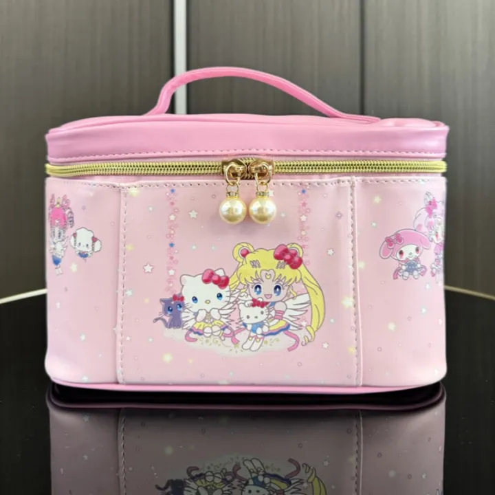 Sanrio%20Hello%20Kitty%20Cartoon%20Large%20Capacity%20Makeup%20Bag%20Kuromi%20Melody%20Beauty%20Girl%20Travel%20Makeup%20Storage%20Wash%20Bag%20Lipstick%20Storage%20-%20Image%202