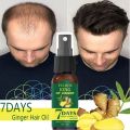 7 Day Ginger Hair Growth Essence Germinal Serum Essence Oil Natural Hair Loss Treatement Effective Fast Growth Hair Care -50ML. 