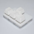 Mini mechanical keyboard, arrow keys, 4 keys, WASD up and down, left and right, usb wired red keyboard, custom shortcuts.