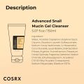 Cosrx Advanced Snail Mucin Gel Cleanser 150ml.