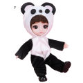 （New）6 inche Doll Toy Delicate Makeup Movable Joint Trendy 1/8 Big Eye Doll for Collection. 
