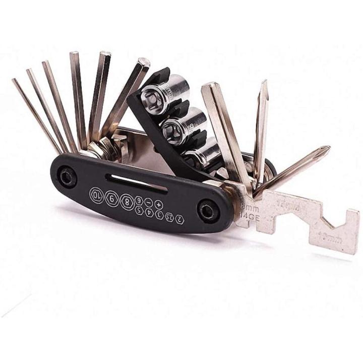 16 In 1 Bike Bicycle Multi Repair Tool Kit