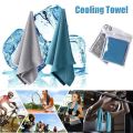 [24Hs Delivery] Ice Cold Instant Cooling Towel Running Sports Yoga Summer. 