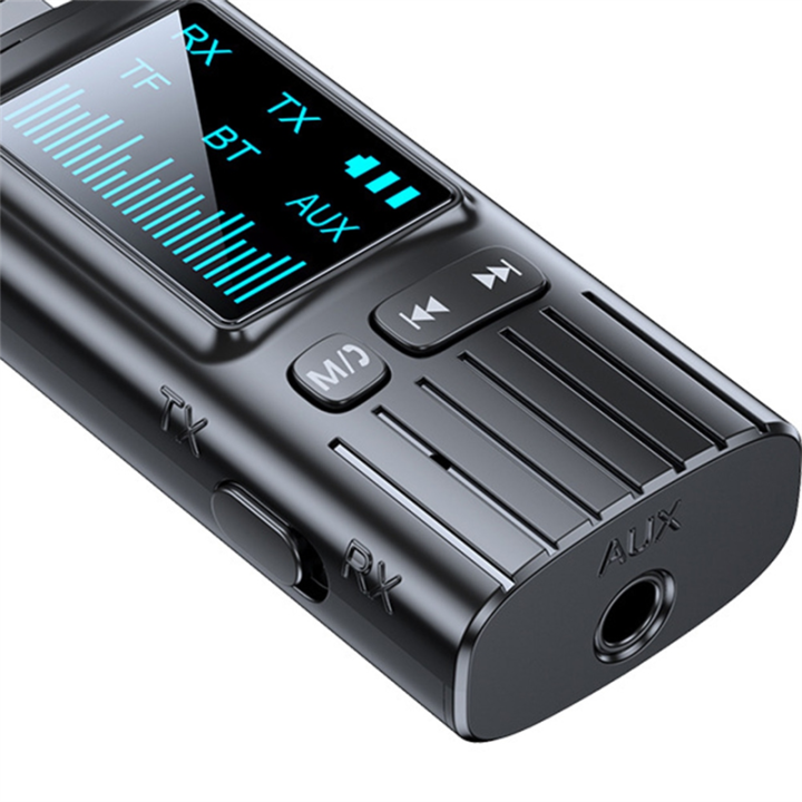 MP3%20Player%20Support%20Wireless%20Handsfree%20Calling%20Car%20Kit%20Receiver%20Adapter%203.5mm%20AUX%20Audio%20Receiver%20TF%20Card%20-%20Image%205