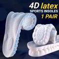 New 4D Massage Insoles Super Soft Sports Shoes Insole for Feet Running Baskets Shoe Sole Arch Support Orthopedic Inserts Unisex.